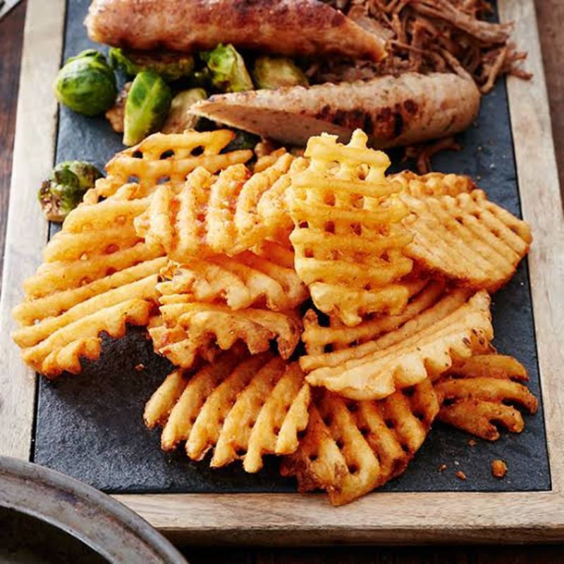 

kentang lambweston lamb weston crosstrax Waffle potato Crisscut Fries 500 gr