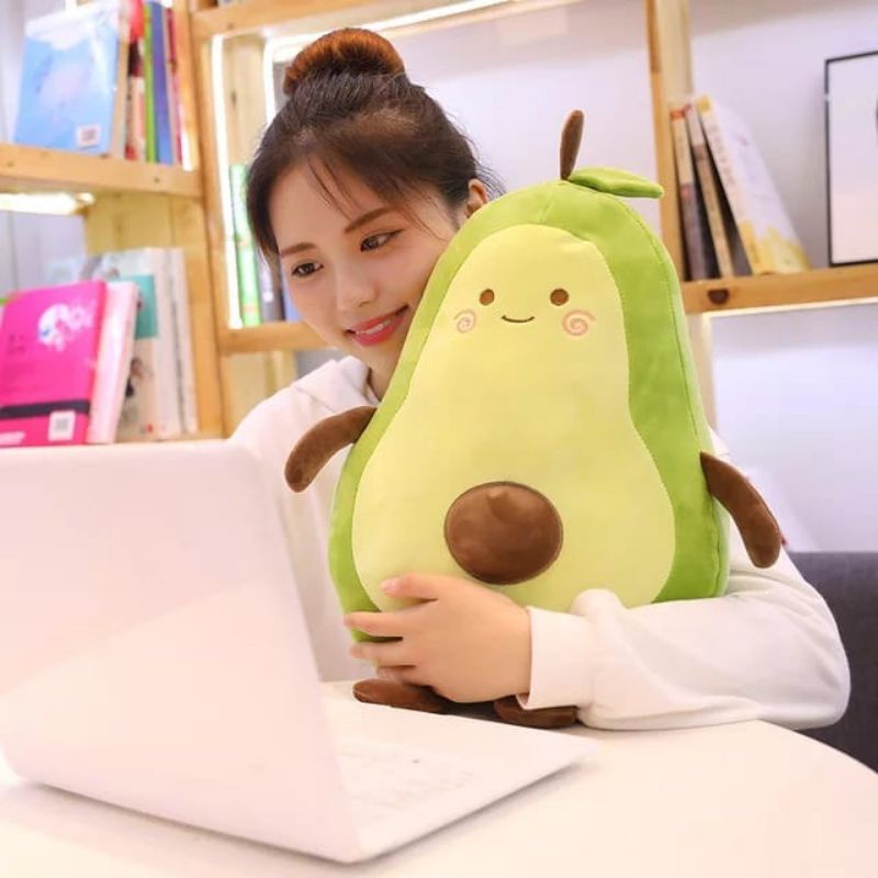 Boneka bantal guling alpukat / boneka Avocado