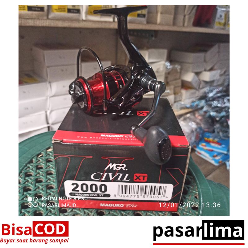 Reel Pancing spinning MAGURO CIVIL XT 2000 Power Handle one way