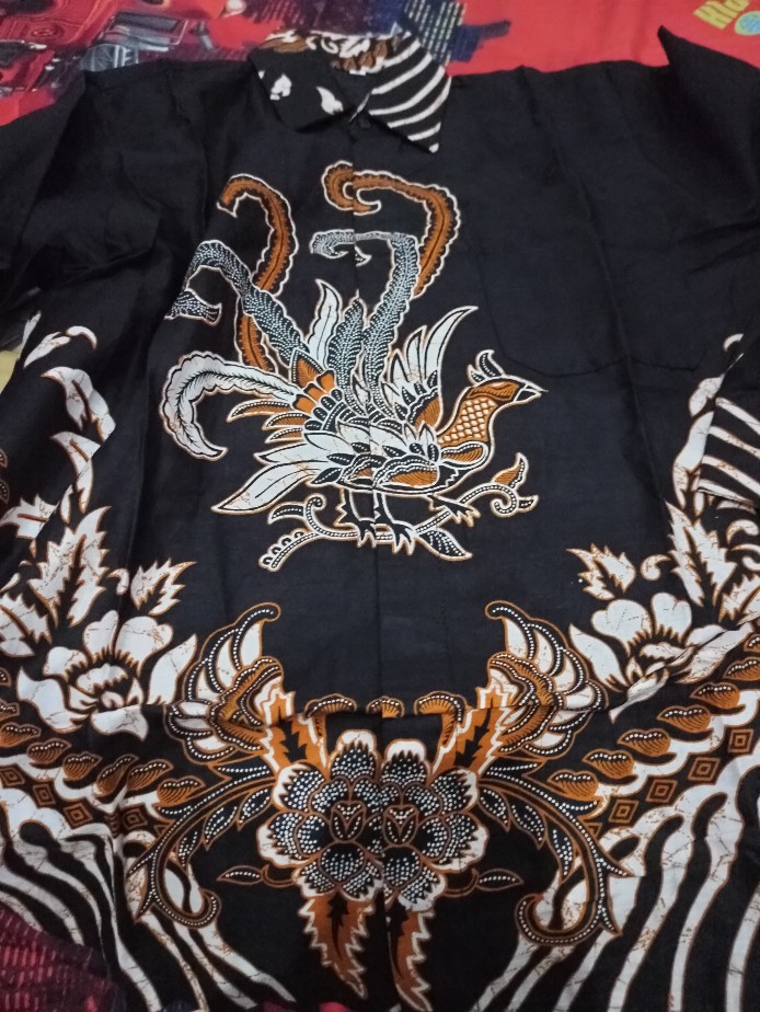 Kemeja Batik Anak Lengan Panjang S M L Xl Baju Batik Anal Lengan Panjang