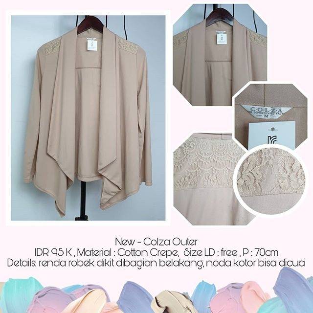 Colza outer - luaran jaket colza renda