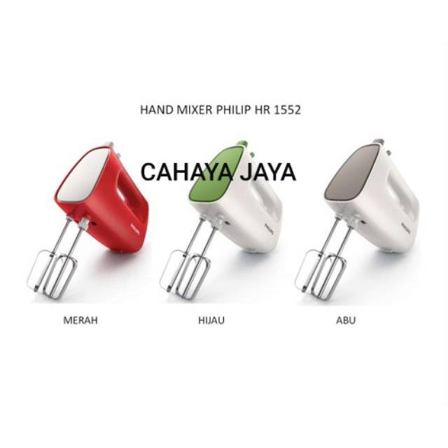 Mixer Hand Philips HR 1552 / HR1552 GARANSI RESMI