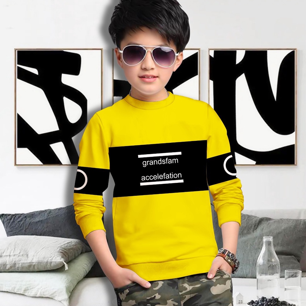 Switer Accelefation Terbaru / Sweater Anak Laki-laki /  Sweeter Gaming Bahan Babyterry / FLAVA_STORE