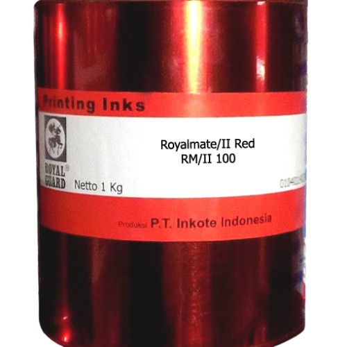 

Tinta royalmate red no 100/ tinta cat printing sablon warna merah