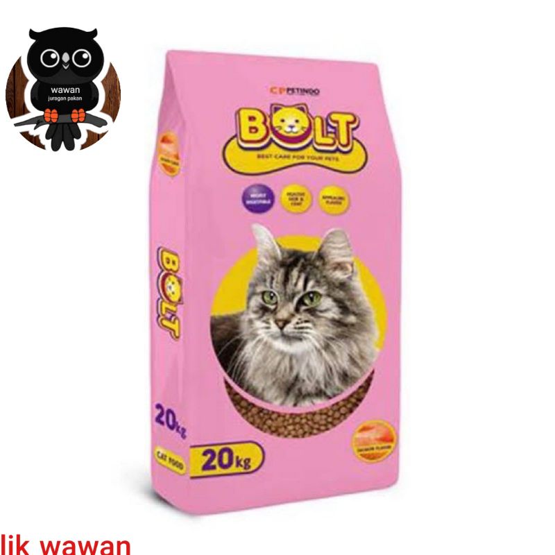 pakan kucing BOLT rasa Salmon