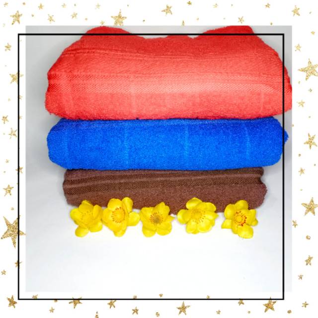 Handuk Mandi Dewasa Ravioli 70×140 Tebal dan Mudah Menyerap Air