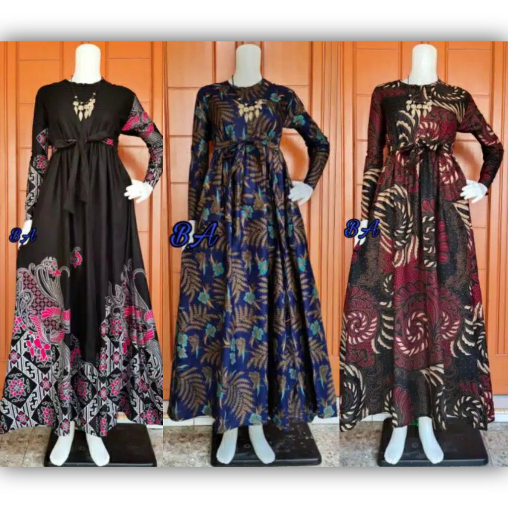 GAMIS BATIK JUMBO LD 110 LD 120 LD 130 LD 140 SUPER JUMBO MOTIF TERBARU