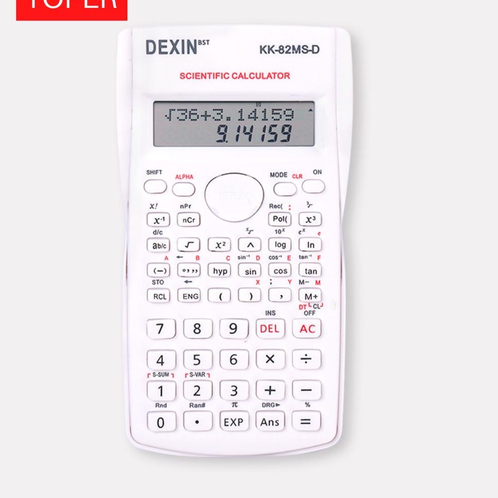

Wow Murah Meriah.. TOPER Kalkulator Scientific Calculator Sin Cos Tan Function Aesthetic Estetik