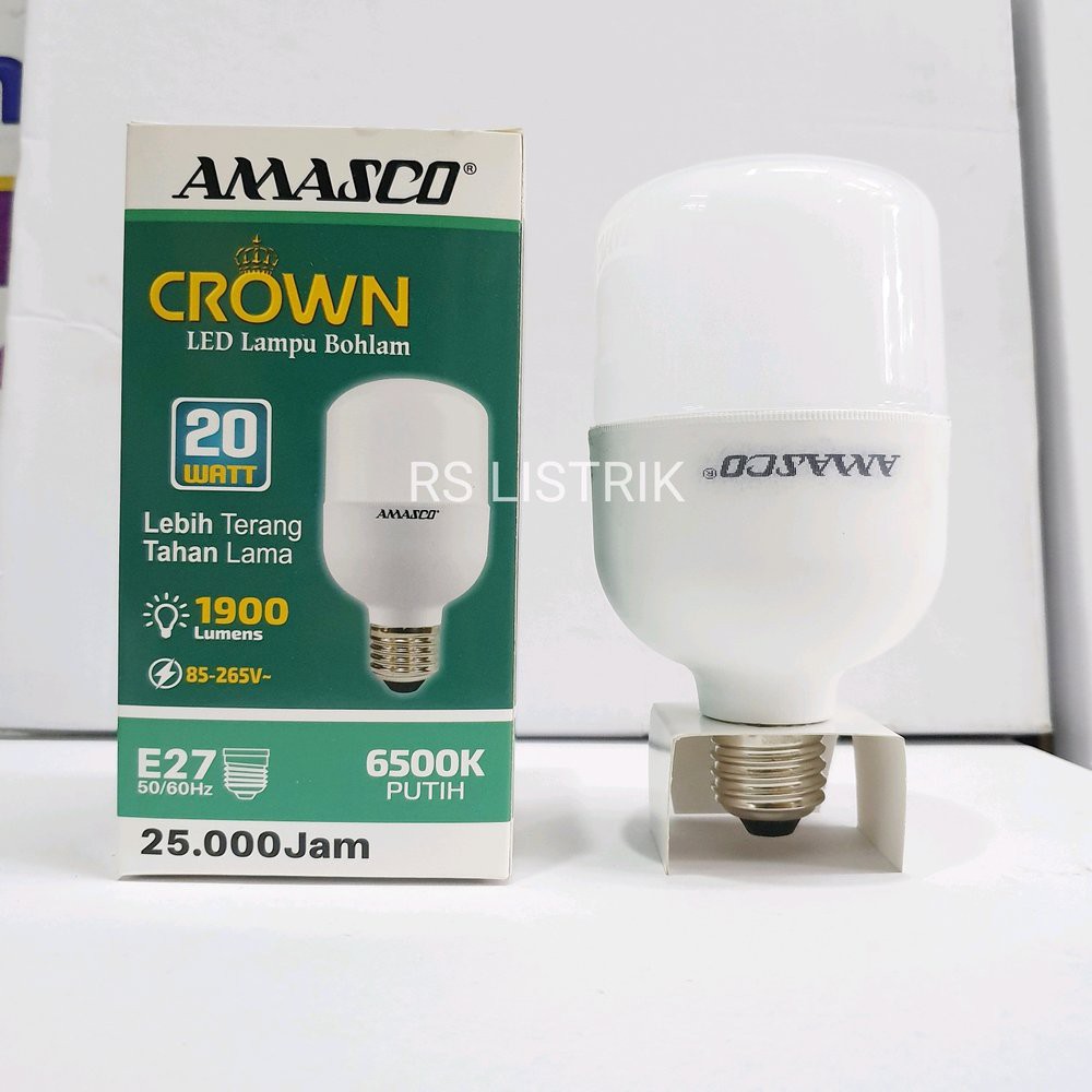 AMASCO CROWN LAMPU LED CAPSULE 20W CAHAYA PUTIH GARANSI 1 TAHUN