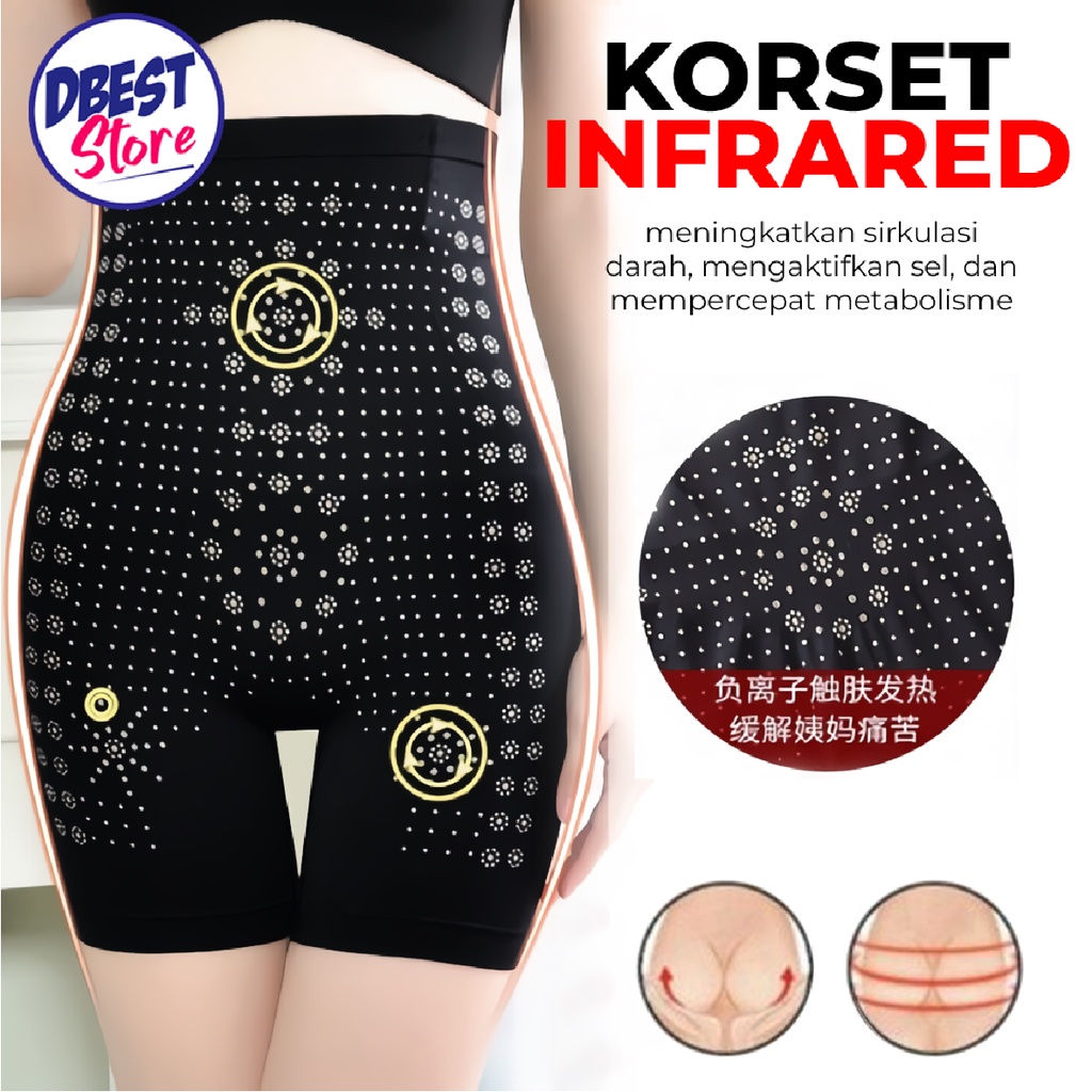 Korset Celana Infrared Pelangsing Peramping Badan Wanita