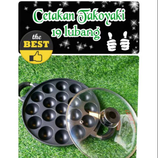 Cetakan takoyaki 19 lubang