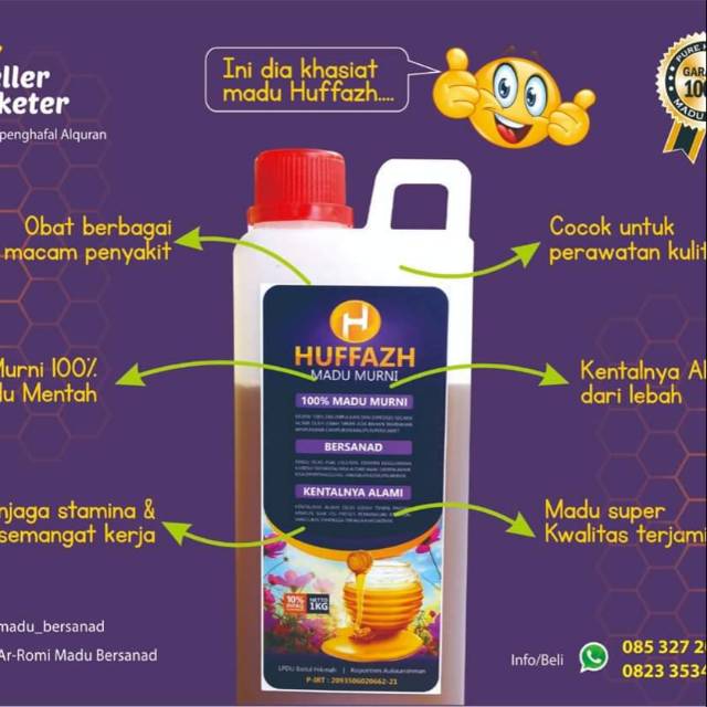 

Madu murni huffazh bersanad