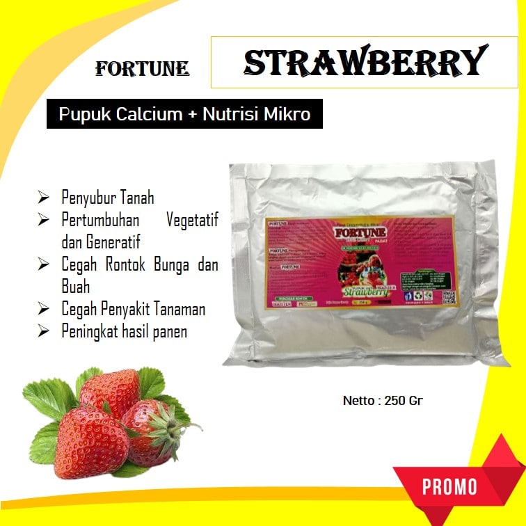 Pupuk Booster Buah Strawberry, Booster Buah Strawberry Agar Cepat Berbuah
