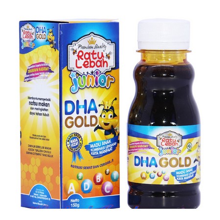 Madu Anak Ratu Lebah Junior DHA GOLD plus Omega 3