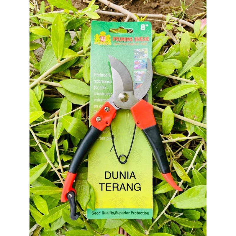 Gunting Dahan GLX Tiger 8&quot; - Stick Ranting Bunga Tanaman Kebun Pruning Shear GALAXY 8 in