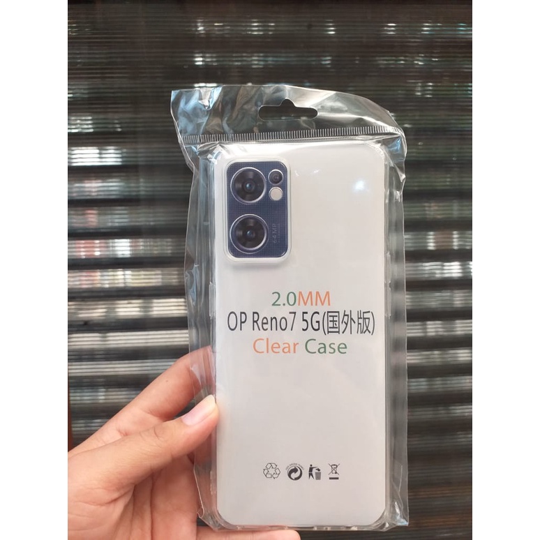CASE OPPO RENO 7 - SOFTCASE CLEAR HD OPPO RENO 7 5G RENO 7Z 5G CLEAR CASE REALME 91 SAM A03