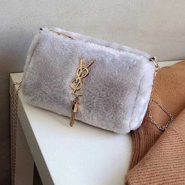 ➪ (27AN.ID)Tas Selempang T73 Y8L Bulu / Tas Fashion / Tas Cewek / Sling Bag / Tas Import Batam ♟