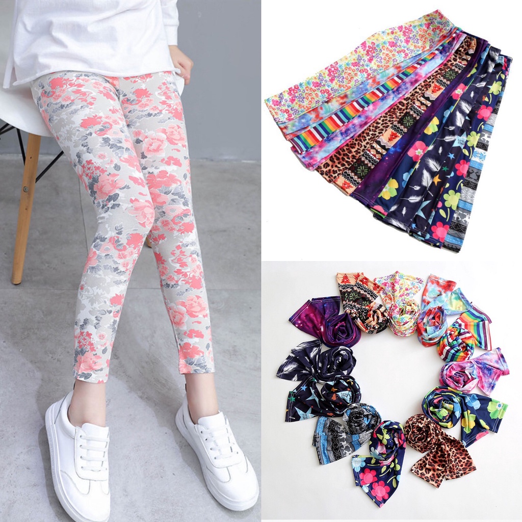 CELANA PANJANG ANAK BAYI CELANA LEGGING STRECHT HALUS CELANA BAYI CEWE COWO MOTIF RANDOM REALPICT