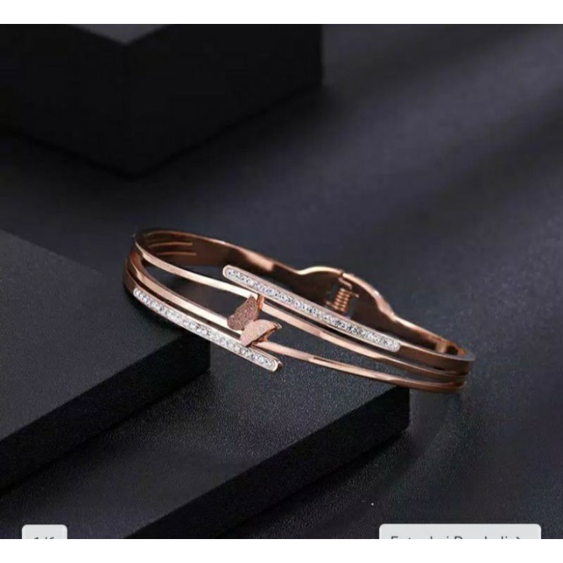 Gelang titanium wanita/perhiasan titanium wanita/aksesoris titanium wanita