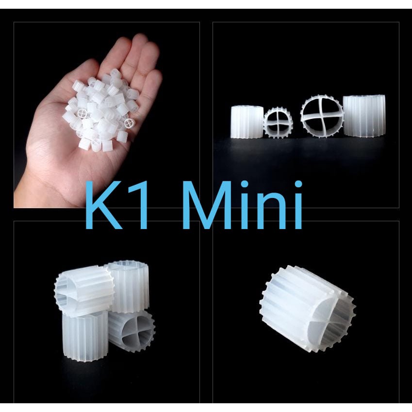 Kaldness K1 / Kaldnes Kalnes K1 ,K1 Mini , K1 plus K3 per 100gr Pesu Media Filter MBBR TERMURAH !! Kaldness K1 / Kolam / Aquarium / Akuarium aquascape