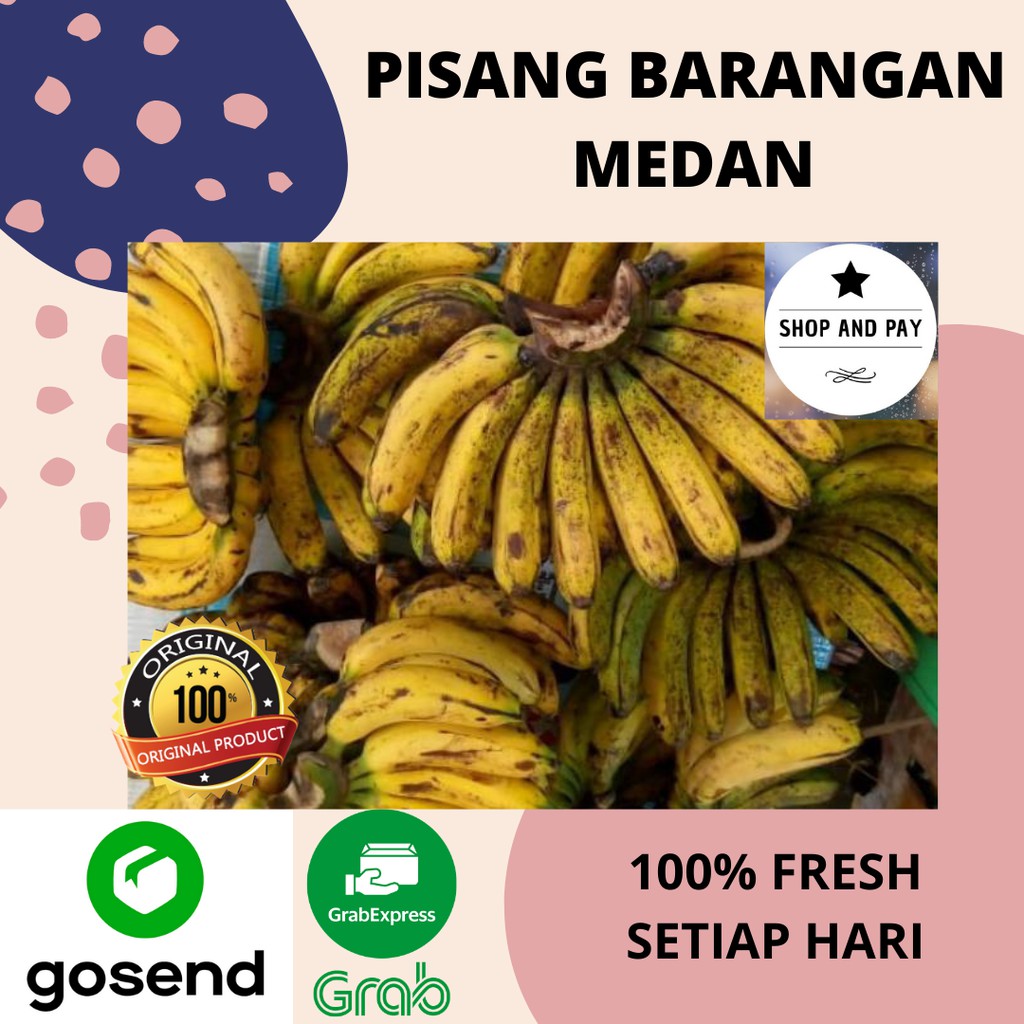 

Pisang Barangan Medan Super FRESH 100%