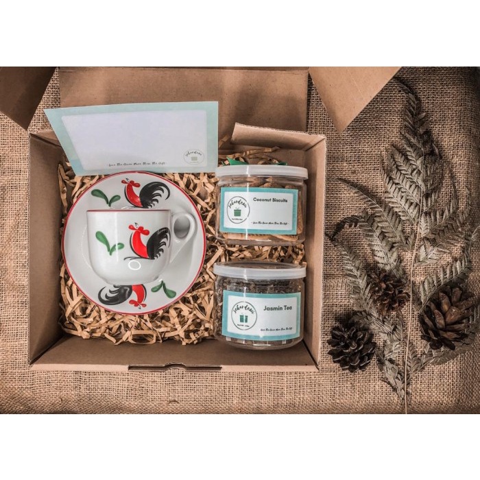 

(BISA COD) Tea Set/Cangkir Teh/Hampers Teh Bubuk/Gift Box Tea Set