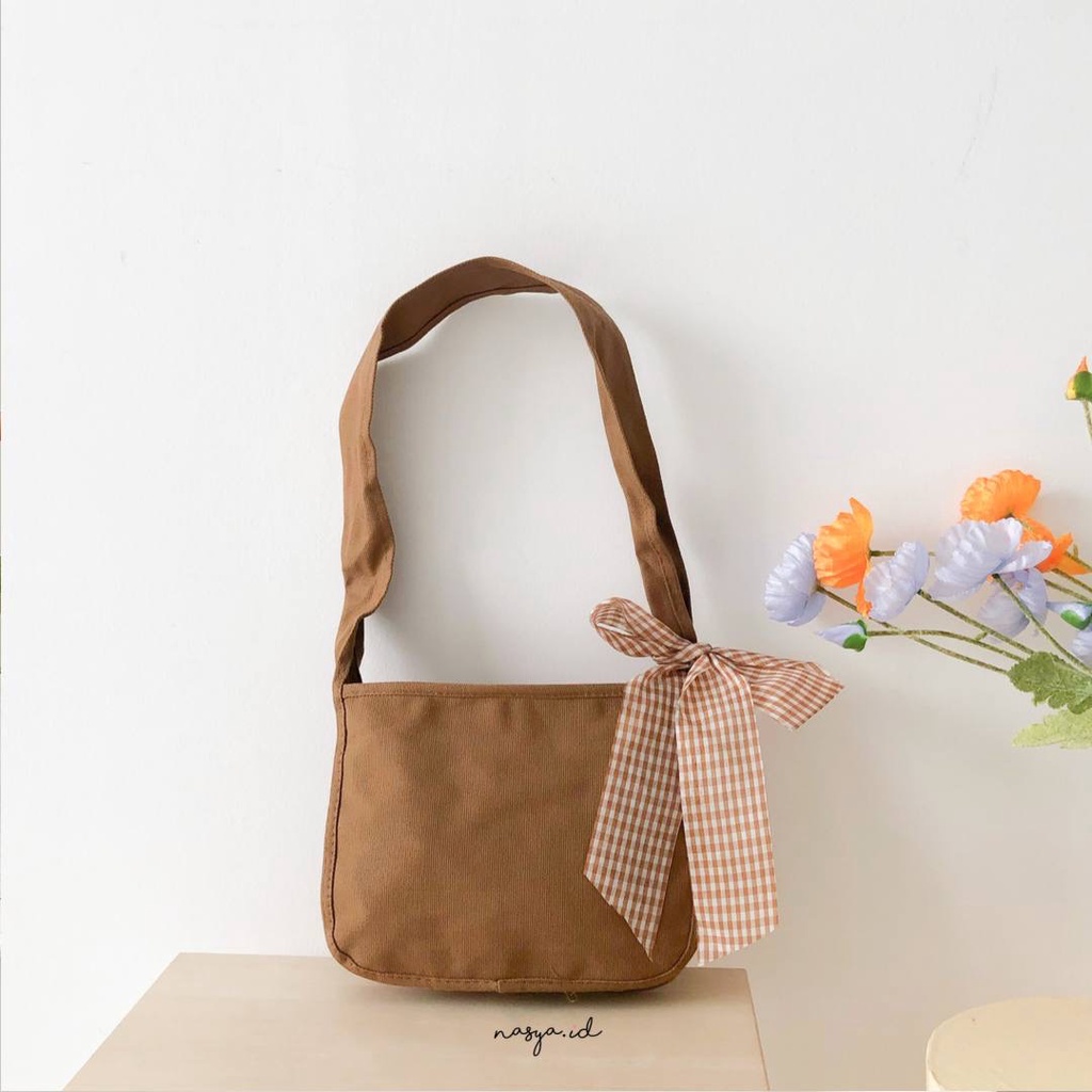 Shoulder Bags Rania by Nasya.id -  Shoulder Bags Korea - Tas Canvas Premium