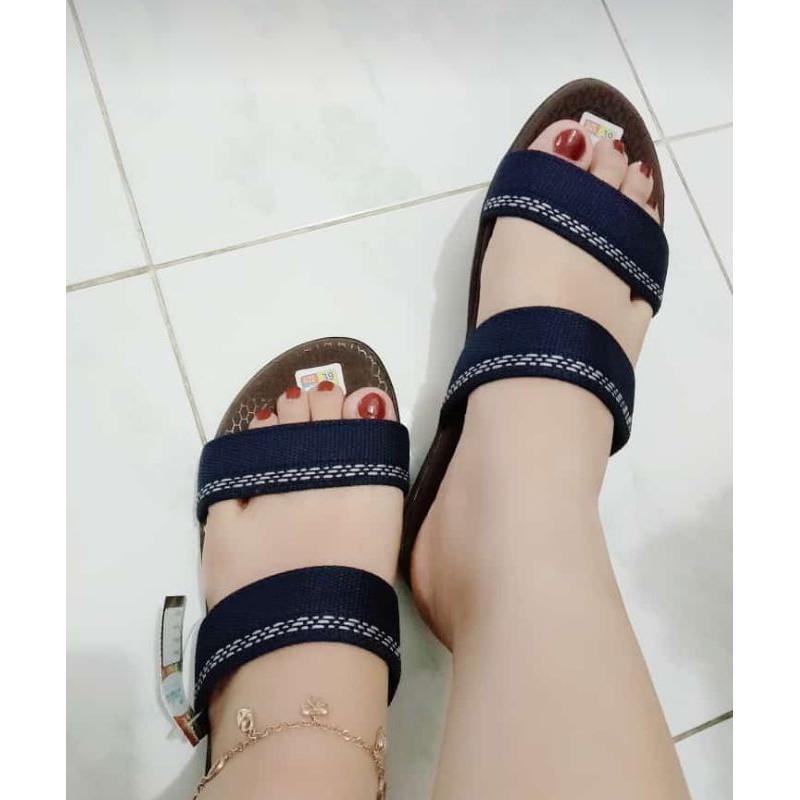  sandal  wanita  turki ban 2 sandal  wanita  turki kekinian  