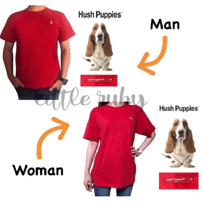 KAOS HUSH PUPPIES ORIGINAL PRIA WANITA UNISEX