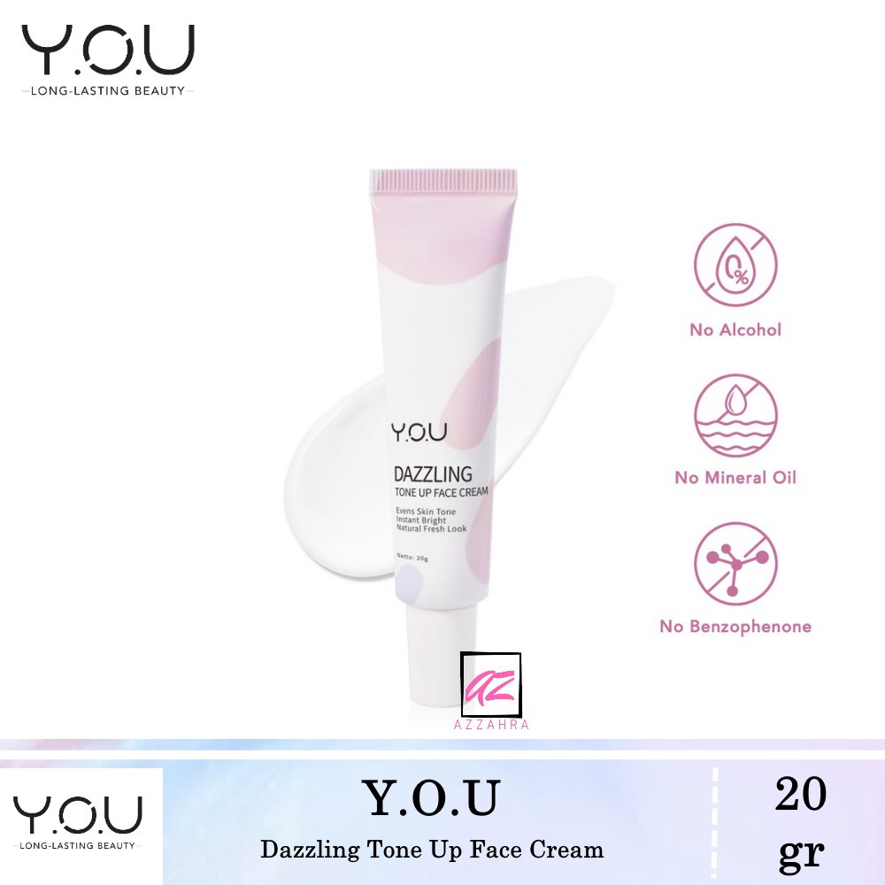 YOU Skincare YOU Dazzling Glow Up Series | Facial Foam | Toner | Day &amp; Night 20 40 | Tone Up | Body Cream