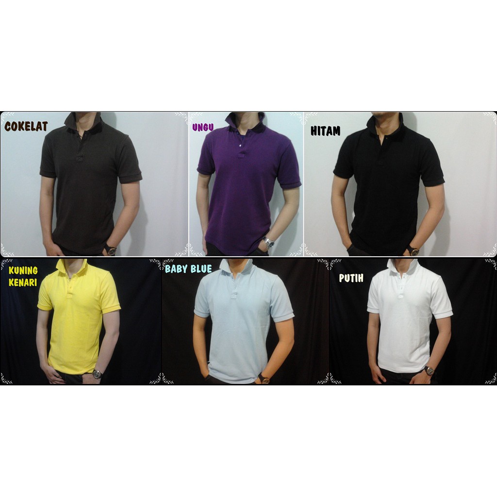 Polo Shirt Polos/Polo Shirt/Kaos Polo/Kaos Kerah/Kaos Berkerah /T Shirt Polos/Kaos Cowo/Baju Polo