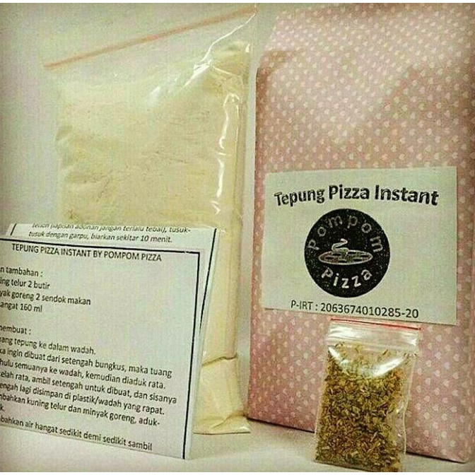 

Tepung pizza instan pompom tangerang