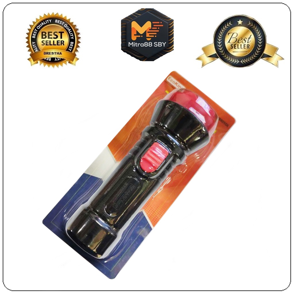 Mitra88sby Senter Led Lampu Emergency thunder ETH8805DL Ecoking