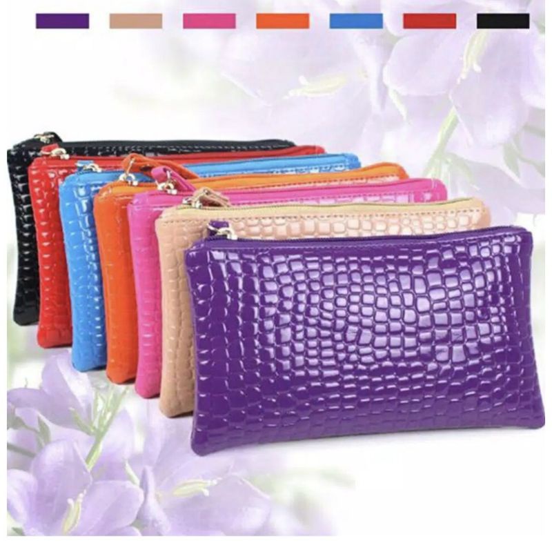 Dompet pouch croco import
