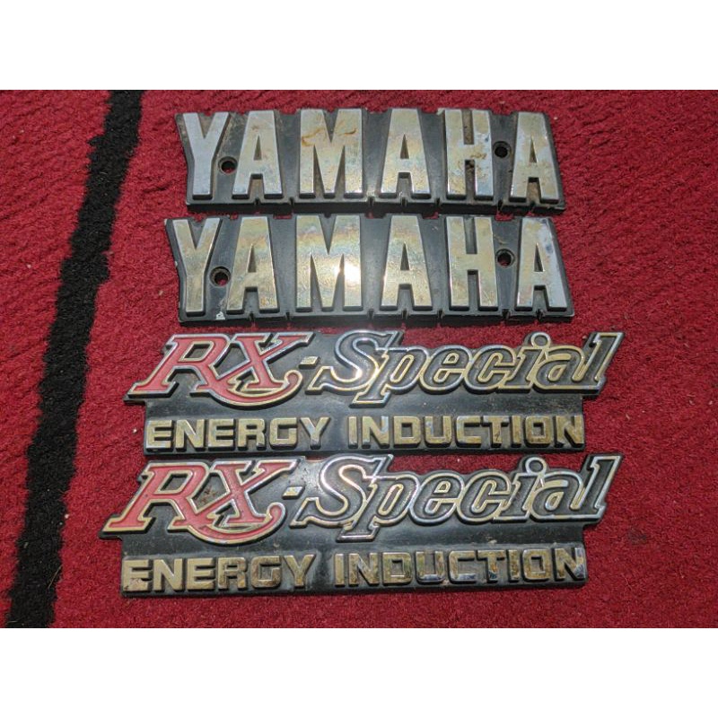 emblem logo tangki box aki rx special original