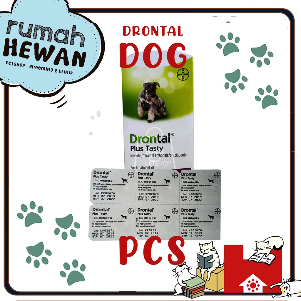 Obat Cacing Anjing Drontal Dog