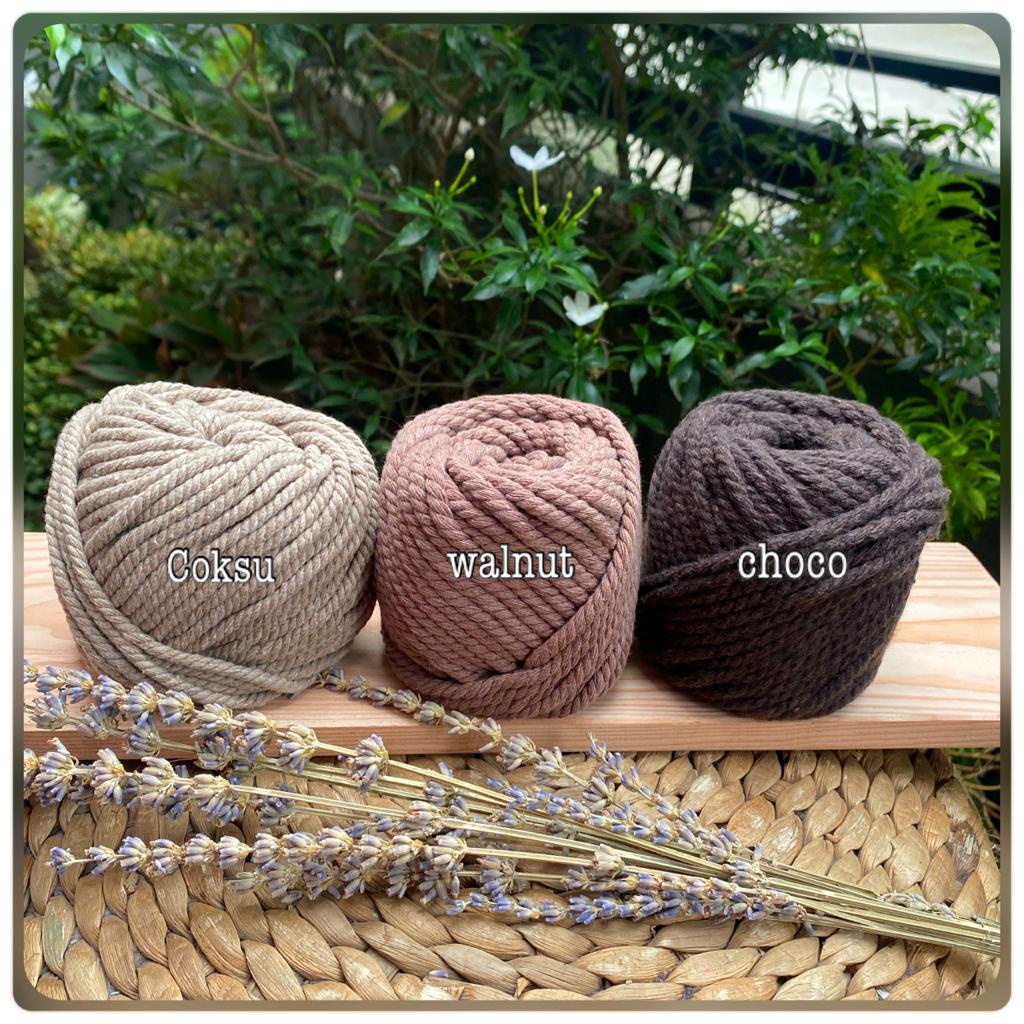 tali benang katun macrame 100gr 4mm PART II