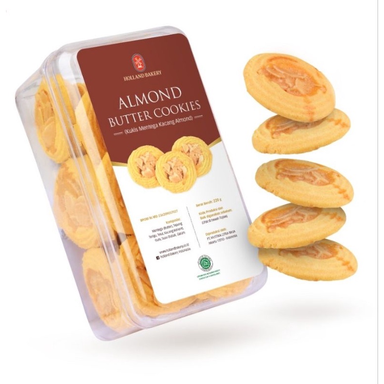 

Almond Butter Cookies Segi 4 Holland Bakery