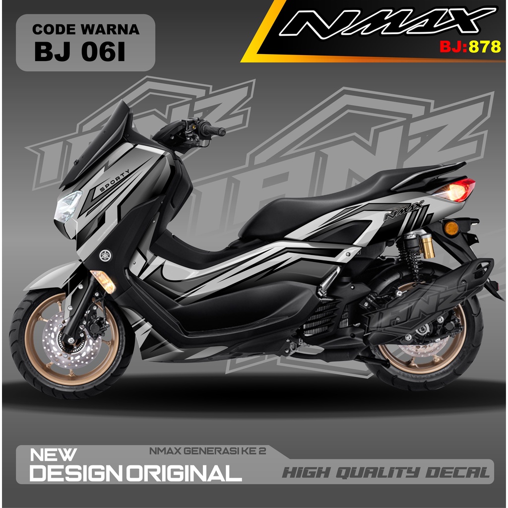 STIKER DECAL NEW NMAX FULL BLOK BODI / DECAL FULL BODY NMAX