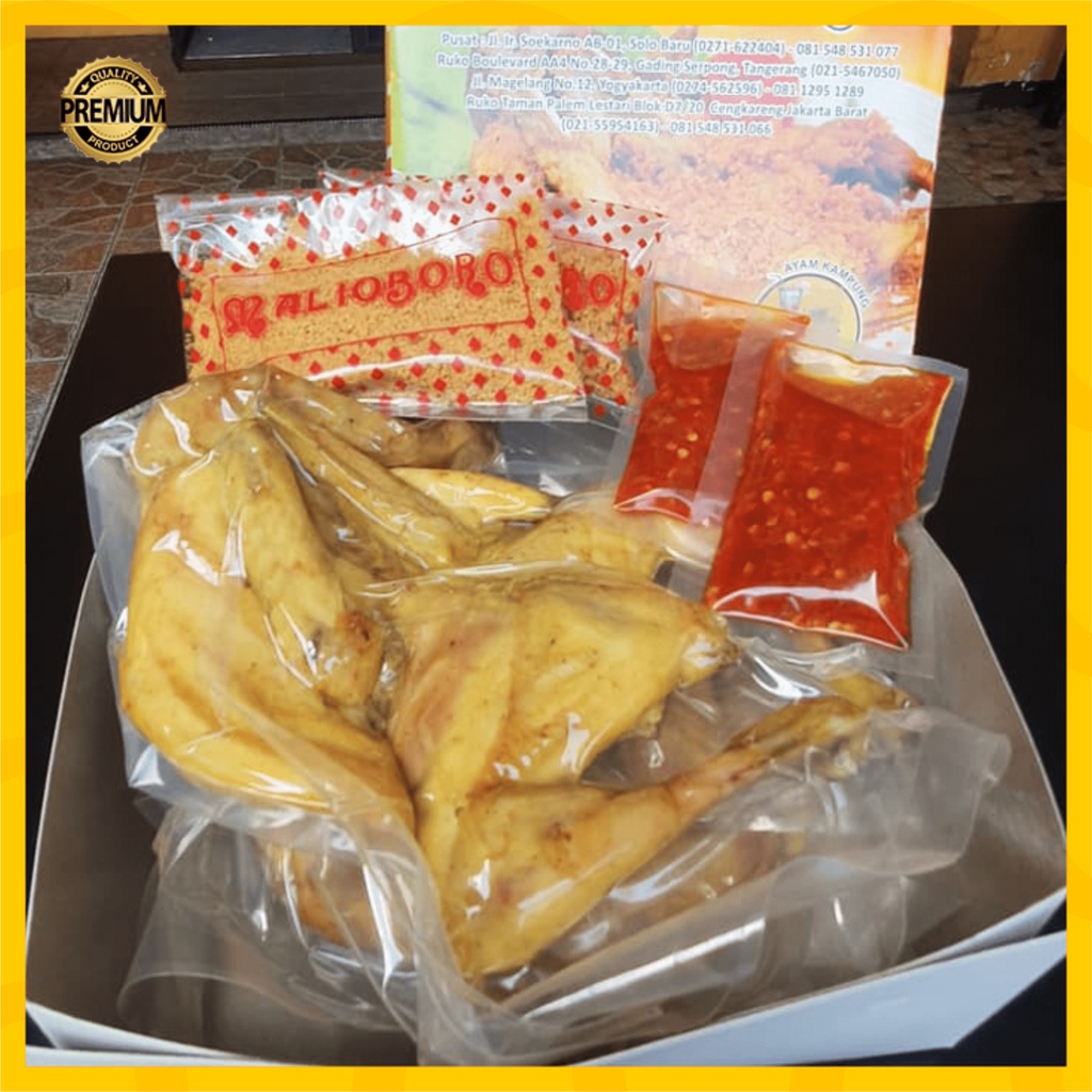 

Ayam Goreng Kremes Malioboro Frozen Tinggal Goreng - Ayam Kampung Asli Siap Masak Free Kremes Sambal