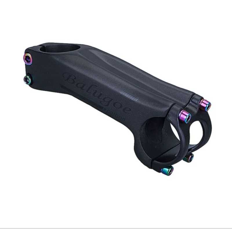 Balugoe Stem Carbon 9 cm 17 Derajat Stem Dropbar Handlebar Stang Sepeda Roadbike MTB