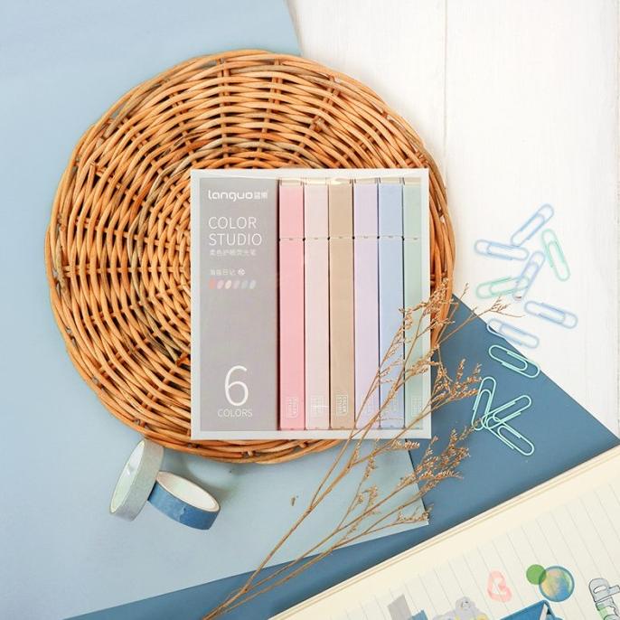 

Color Studio Vibrant Highlighter Pen Set 6pc - Spidol Warna