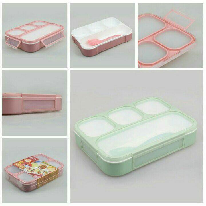 Yooyee 578 4Skat Gird Lunchbox / Lunch Box Leakproof Kotak Bekal Lunch Box Anak