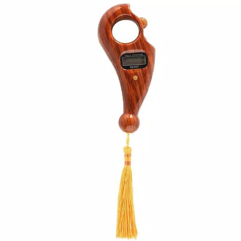 Tasbih Digital Kayu / Tasbih Tally Counter Premium Original