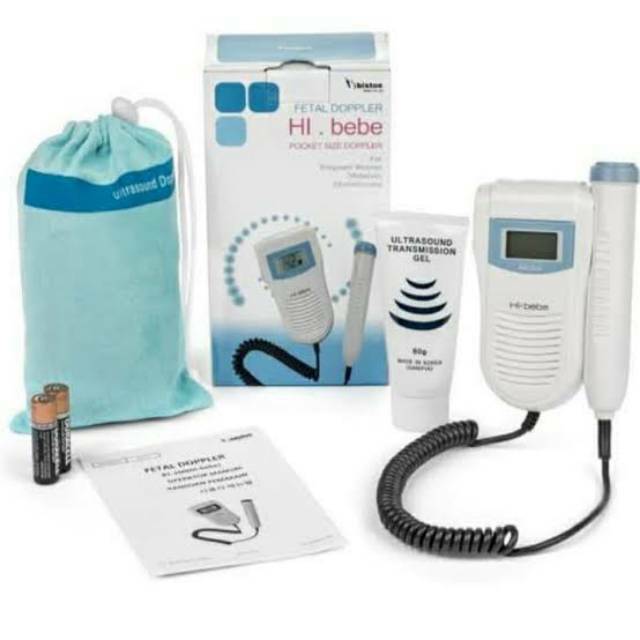 Fetal Doppler Hi Bebe Bistos BT200LCD Dopler BT200 BT 200 LCD Alat Ukur DJJ Detak Jantung Janin