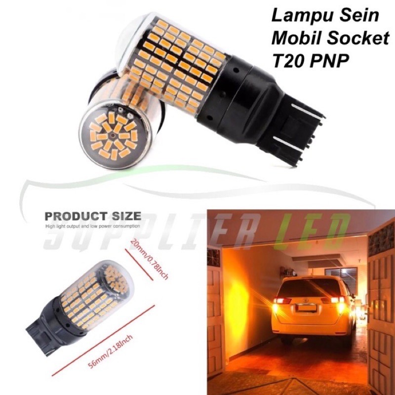 Lampu LED Sein Mobil T20 Super Bright