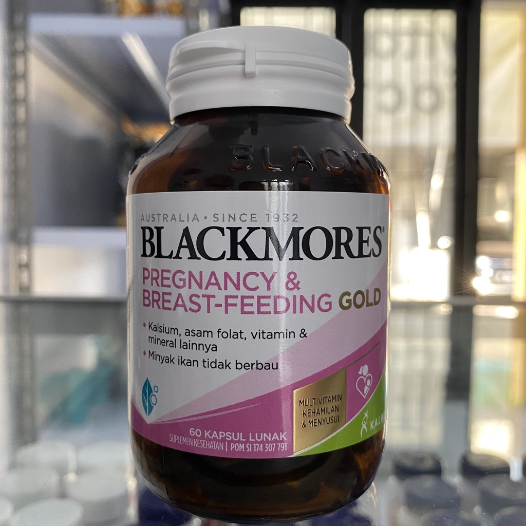 [HALAL] Blackmores Pregnancy and Breastfeeding Gold 60 Kapsul BPOM Kalbe