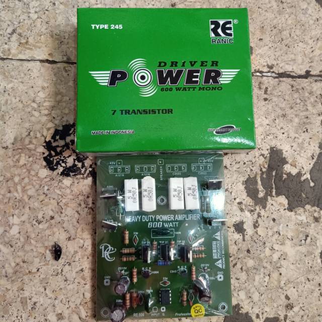 Kit driver power 600 watt type 245 amplifier rakitan sound system audio