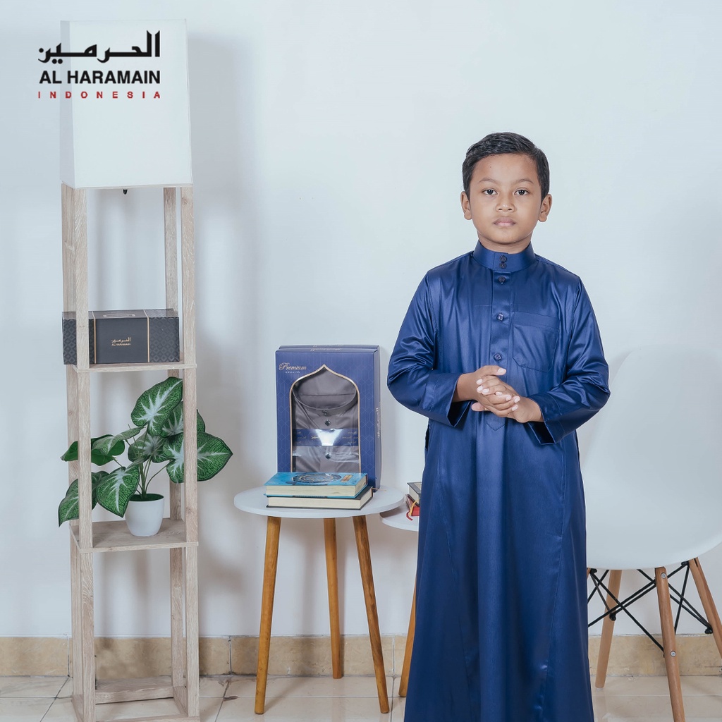 AL Haramain Jubah / Gamis Pria Viet Remaja & Anak | Navy l Ungu Tua | Biru Gelap | Denim