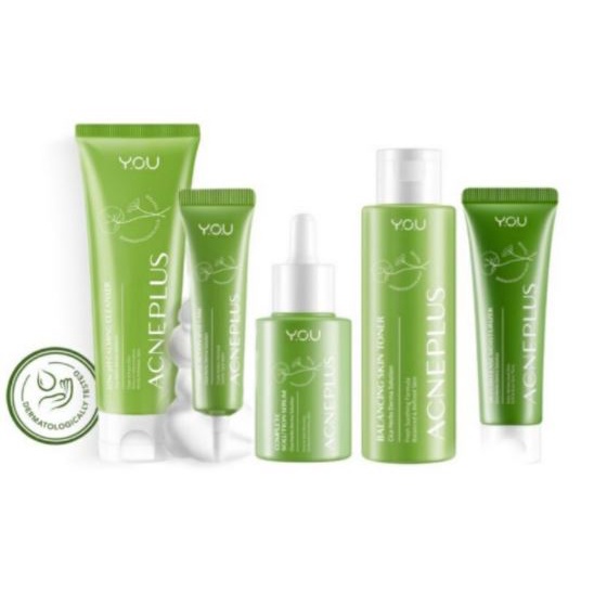 [BPOM] YOU Acne Plus 100%Ori Y.O.U Acneplus Triple Action Spot Care 15g Balancing Skin Toner 100mL S